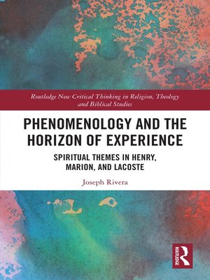 cover image of Phenomenology and the Horizon of Experience